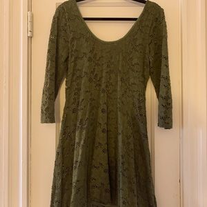 FreePeople Floral lace dress